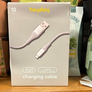 Heyday 10ft USB-A to Micro USB Cable - gray